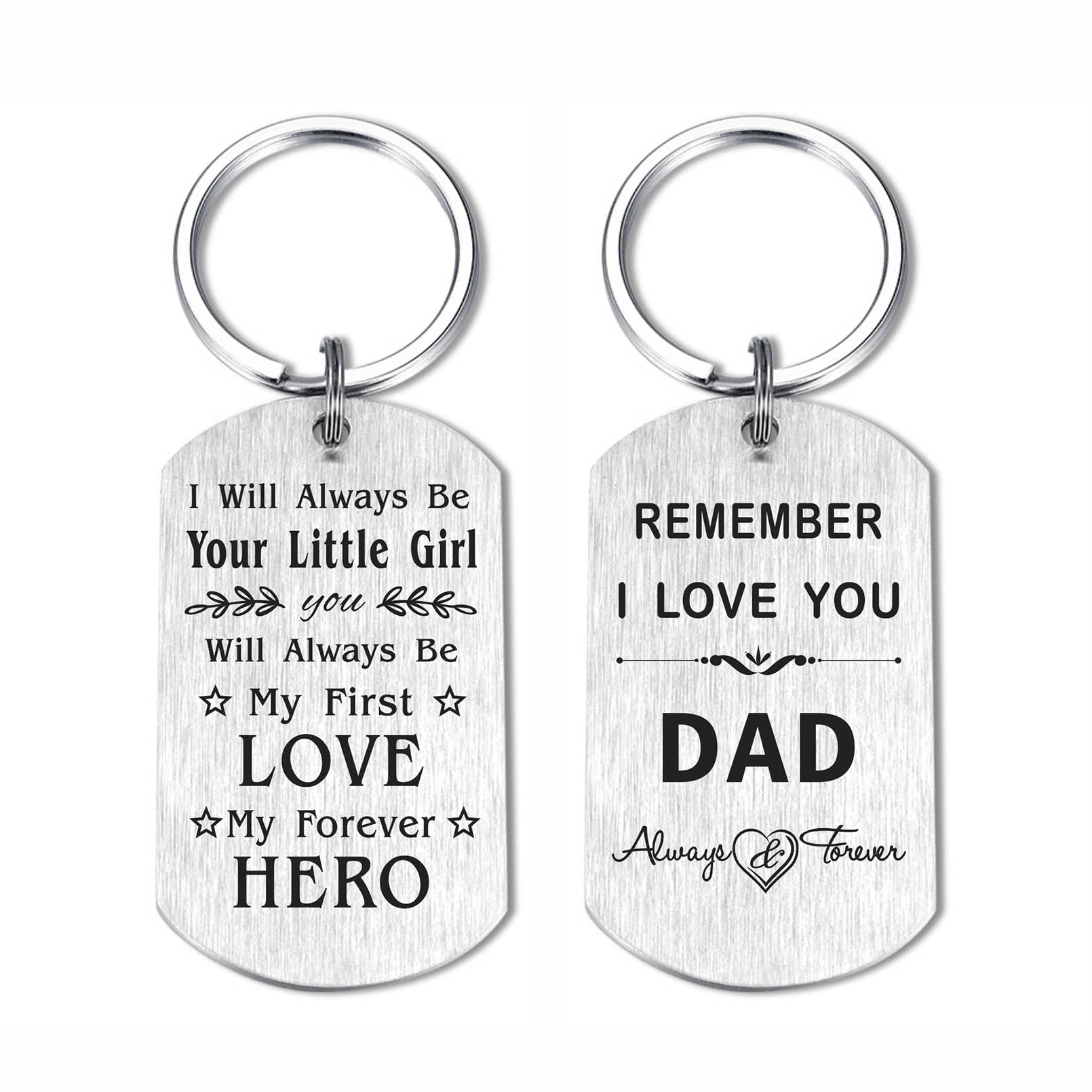 LittleGemGirl Personalized Picture Gift - Grandpa Key Chain Charm - Double Sided Custom Photo & Dictionary Definition Keychain - Father's Day Key Ring