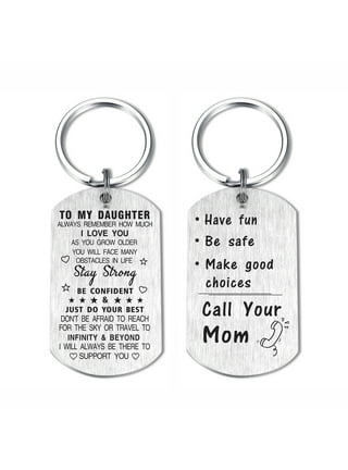 Yesbay I Love Mom/Dad/Mama/Papa Letters Pendant Keychain Father's