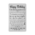 thumbnail image 1 of DEGASKEN Daughter-in-Law Birthday Greeting Cards, Women Birthday Gifts for Her Daughter In Law, Wallet Card, 1 of 5