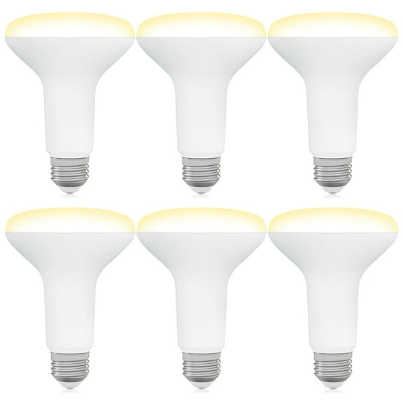 DEGNJU BR30 LED Light Bulb 7W Equivalent 65W, Dimmable Flood Light Bulbs Indoor, E26 Base, 2700K Soft White, 650 LM, Recessed Can Light Bulbs for Home, Kitchen, Bedroom, 6 Pack