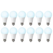 DEGNJU LED Light Bulbs, 13W, 100W Equivalent, Daylight 5000K, A19, E26 Base, 1500 LM, Non-Dimmable, 15,000 Hour Lifespan, 12 Pack