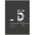 thumbnail image 1 of DEHA Design 20x28 Picture Frame Boston Polished Silver Aluminum Metal with Shatter Resistant Acrylic Glass Horizontal & Vertical Format for Wall., 1 of 5