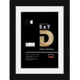 thumbnail image 1 of DEHA Design 5x7 Picture Frame Narvik Black Wooden Frame with Shatter Resistant Acrylic Glass Horizontal and Vertical format for Wall or Tabletop with back Easel, 1 of 6