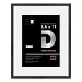 thumbnail image 1 of DEHA Design 8.5x11 with mat 6x8 Document, Certificate, Picture Frame Tribeca Soft Matt Black Aluminum Metal Frame With Shatter Resistant Acrylic Glass Horizontal And Vertical Format For Wall, 1 of 5