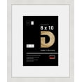thumbnail image 1 of DEHA Design 8x10 Picture Frame Narvik White Wooden Frame with Shatter Resistant Acrylic Glass Horizontal and Vertical format for Wall or Tabletop with back Easel, 1 of 6