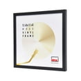 thumbnail image 1 of DEHA Design Black LP Vinyl Record Wood Display Frame, Music Album Cover Holder, 12.5x12.5", With Hanging Hardware, Fits Single Or Double Album, Made In Germany, 1 of 4