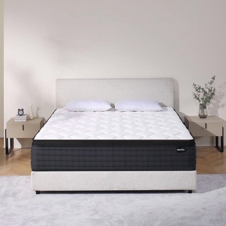 DEHIJU Full Size Mattress, 14 Inch Hybrid Memory Foam Full Mattress in a Box, Pressure Relief, Medium Firm, CertiPUR-US