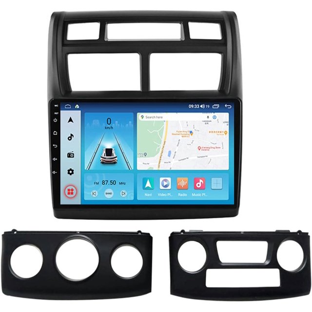 DEHIWI 9 Inch Android Car Stereo Touch Screen Head Unit, Car GPS in