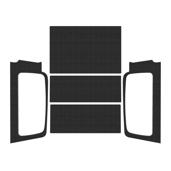 DEI 04-06 Jeep Wrangler LJ Unliminted Headliner Complete Kit - Black - 50601 Fits select: 2005-2006 JEEP WRANGLER / TJ UNLIMITED