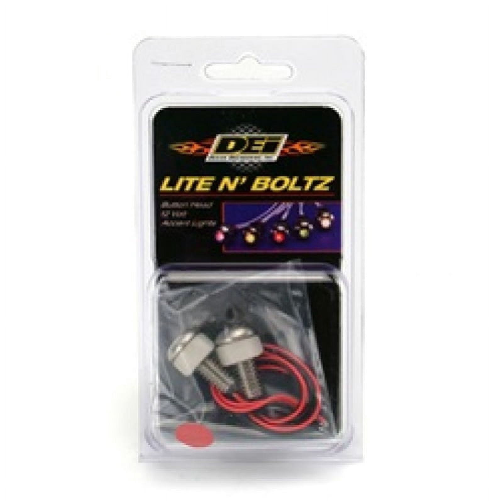 Led Lighted Button DEI LED Lighted Button Head Bolts Universal Accent Lighting - 2-pack ...