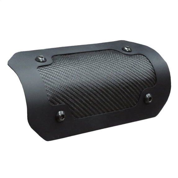 DEI Powersport Flexible Heat Shield w/ Double Black Finish - 4in x 8in - Black / Onyx