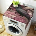 thumbnail image 1 of DEIARA Peony Crow Washing Machine Cloth Dryer Refrigerator Top Cover Protective Non-Slip Mat For Kitchen Laundry, 1 of 6