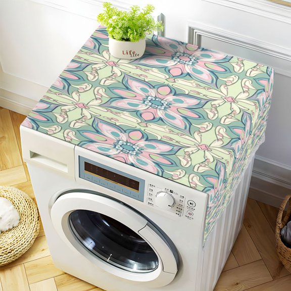 DEIARA Persian Style Motifs Washing Machine Cloth Dryer Refrigerator Top Cover Protective Non-Slip Mat For Kitchen Laundry