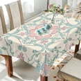 thumbnail image 1 of DEIARA Rose Red Boho Pattern Square Tablecloth 60×108in Polyester Fabric Tablecloth Washable Dust Resistant Wrinkle Resistant, 1 of 9