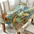 thumbnail image 1 of DEIARA Summer Turtle Square Tablecloth 60×90in Polyester Fabric Tablecloth Washable Dust Resistant Wrinkle Resistant, 1 of 9