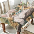 thumbnail image 1 of DEIARA Sunflower Cute Kitten Square Tablecloth 54×54in Polyester Fabric Tablecloth Washable Dust Resistant Wrinkle Resistant, 1 of 9