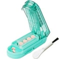 thumbnail image 1 of DEIKAL Pill Cutter Splitter for Small and Tiny Pills, Larger Pills. Adjustable Pill Splitter Accurately Cuts Multiple Pills at Once. Sharp Blade with Safety Guard. (Green), 1 of 8