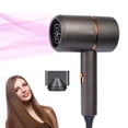 thumbnail image 1 of DEISNGB Hair Dryer,Hair Blow Dryer 1200W with Diffuser, Travel Ionic Hair Dryer, Constant Temperature For Hair Care Without Damaging Hair, Fast Drying Lightweight,Low Noise with Smooth Nozzle,Black, 1 of 9