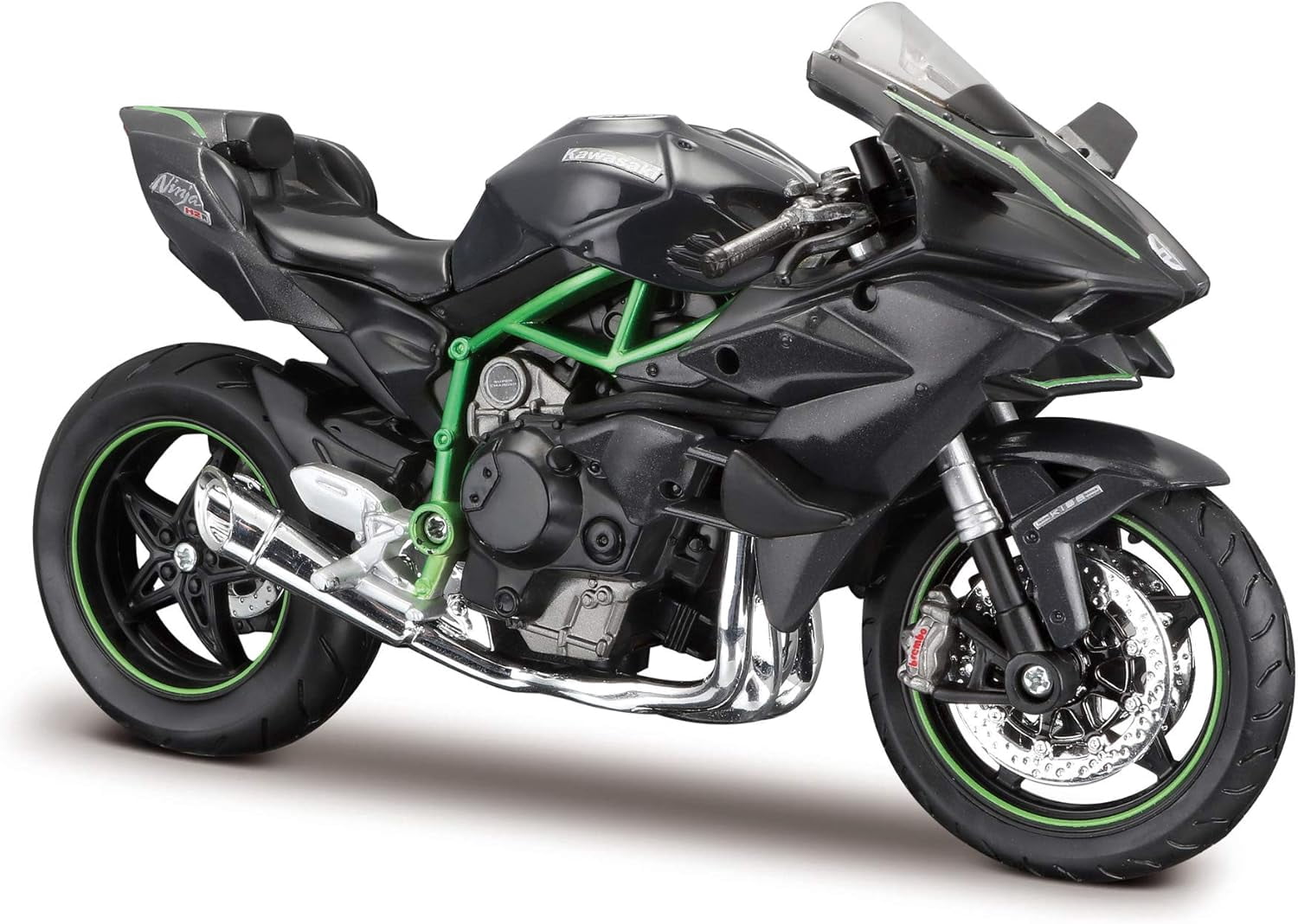DEJUPE Kawasaki Ninja H2R Motorbike Build-it-Yourself Die-Cast Model Kit - 1:12 Scale, Assorted Designs and Colours