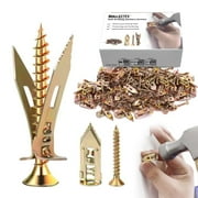 DEJUPE Self-Drilling Drywall Anchors,Drywall Screws and Anchors,Screws Assortment kit Wall Anchors for Drywall and Door Hinge Repair Tool Easy for Fixing Shelf, Outdoor Furniture,pergola Kits