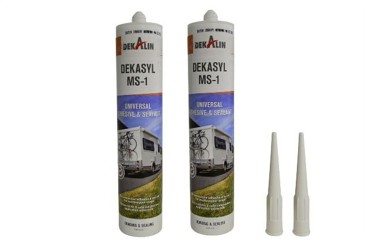 DEKALIN MS1 - DEKasyl MS-1 White 290 ml 2 Cartridge Adhesive