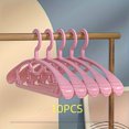 DEKAXID 10pcs Plastic Clothes Hangers Clothes Drying Rack Space Saving