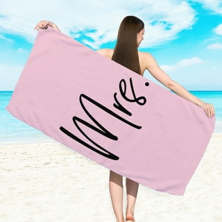 Mr Mrs Beach Towels