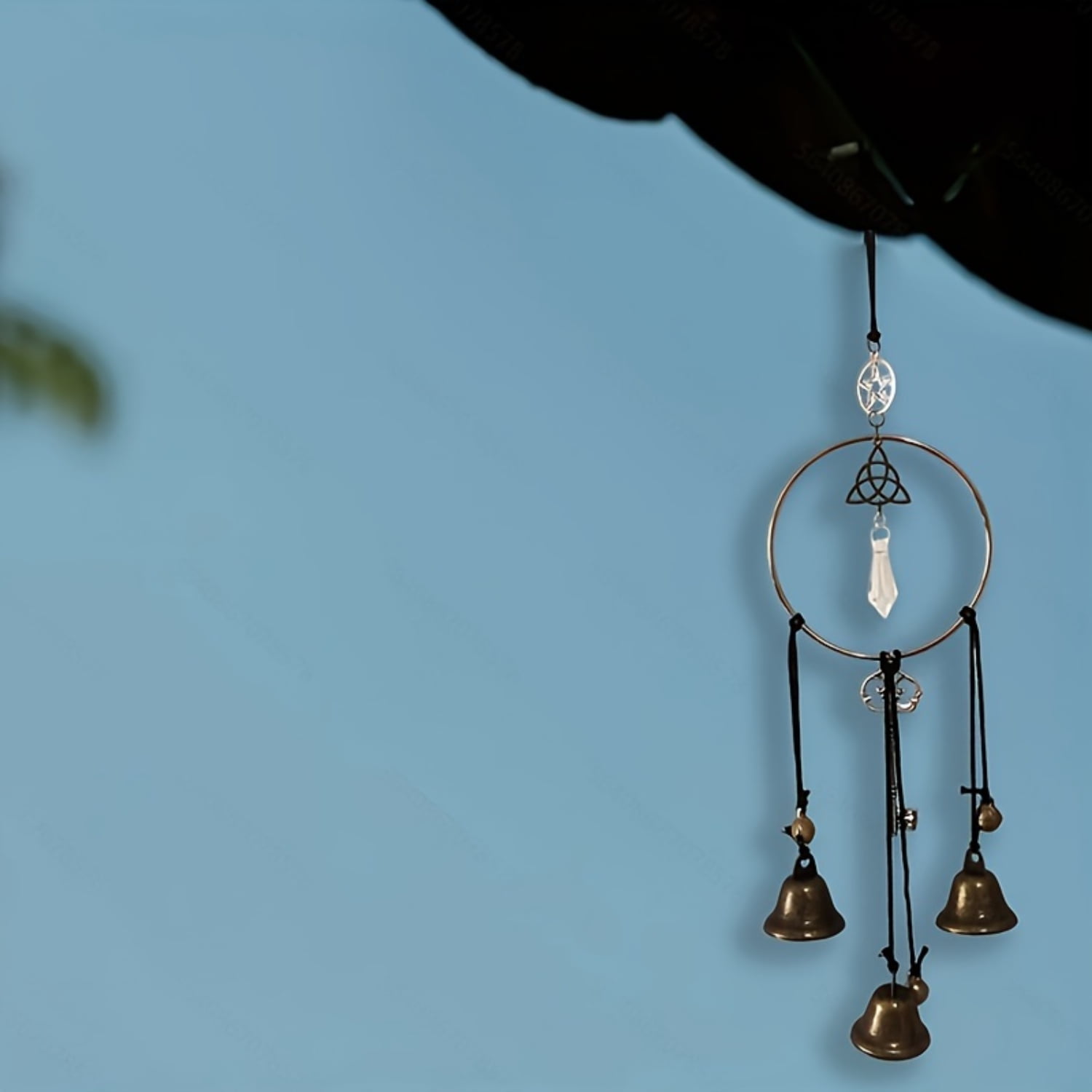 DEKAXID 1pc Vintage Dragon Bell Fengshui Wind Chimes Good Luck Hanging