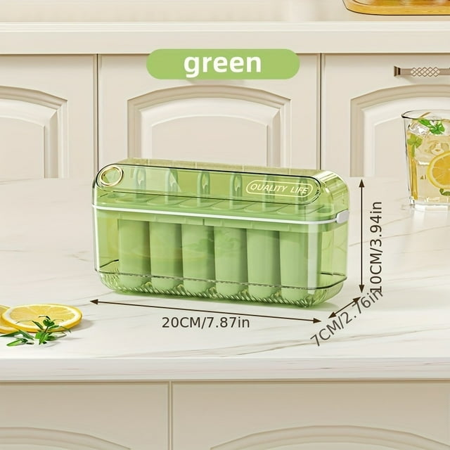 DEKAXID 6Cavity Silicone Popsicle Molds Ice Cream Maker Tray with Easy