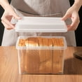 DEKAXID Airtight Bread Storage Box With Lid Perfect For Baking Cake & Food Organization In