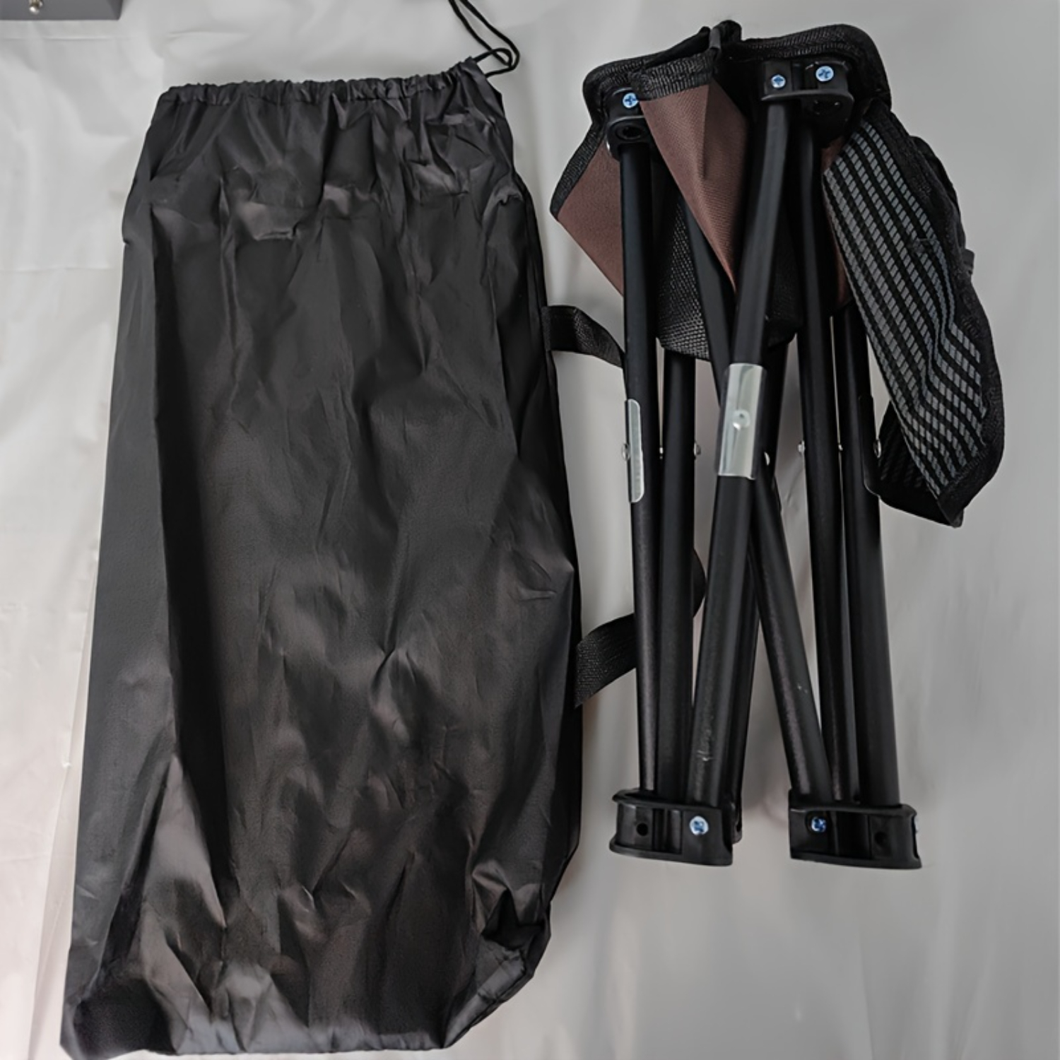 DEKAXID Compact Folding Camping Stool Portable Fishing Chair with