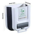 DEKAXID Hanging Mounted Bins Kitchen Trash Door Garbage Bin Lid Bathroom Can Dustbin Foldable