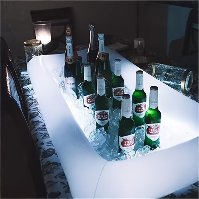 DEKAXID Inflatable Pvc Ice Bar Square Beverage & Fruit Tray With Beer