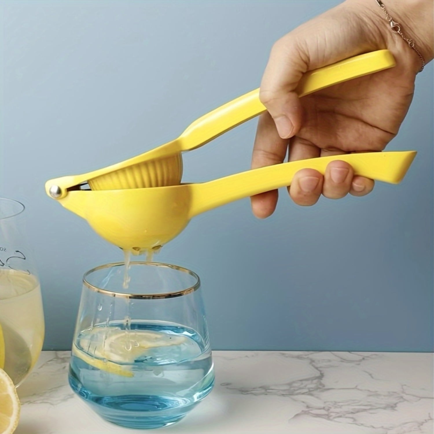 レモン② Zulay Metal 2-In-1 Lemon Squeezer Manual - Sturdy, Max