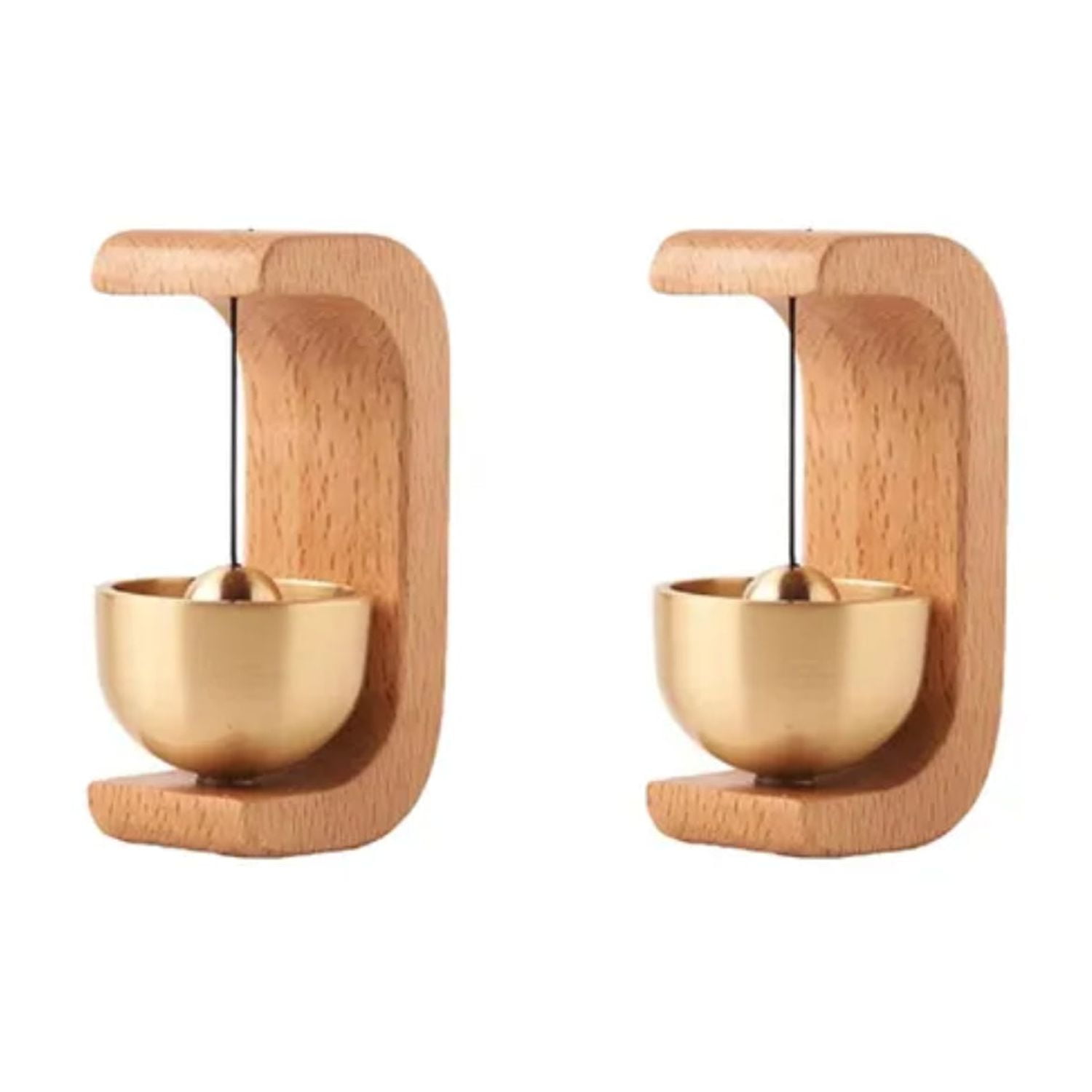 DEKAXID NEW Entrance Wireless Doorbell Shopkeeper‘s Bell Wind Bell Door Opening Wooden Clock