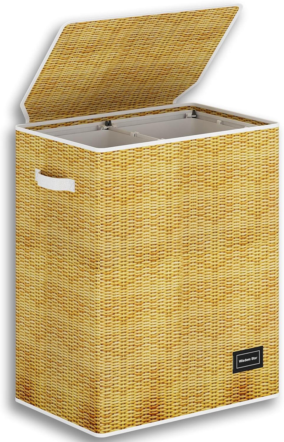 DEKITA Full Fabric Large Laundry Hamper With Lid, 120 Gal(120L), Large