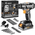 thumbnail image 1 of DEKOPRO 20V Cordless Drill Set, Electric Power Drill with 3/8 Inch Keyless Chuck 18+1 Positions, 1 of 11