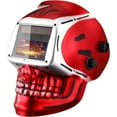 thumbnail image 1 of DEKORPO welding helmet auto darkening: true color solar powered auto darkening welding helmets welder mask hood (skull design), 1 of 6
