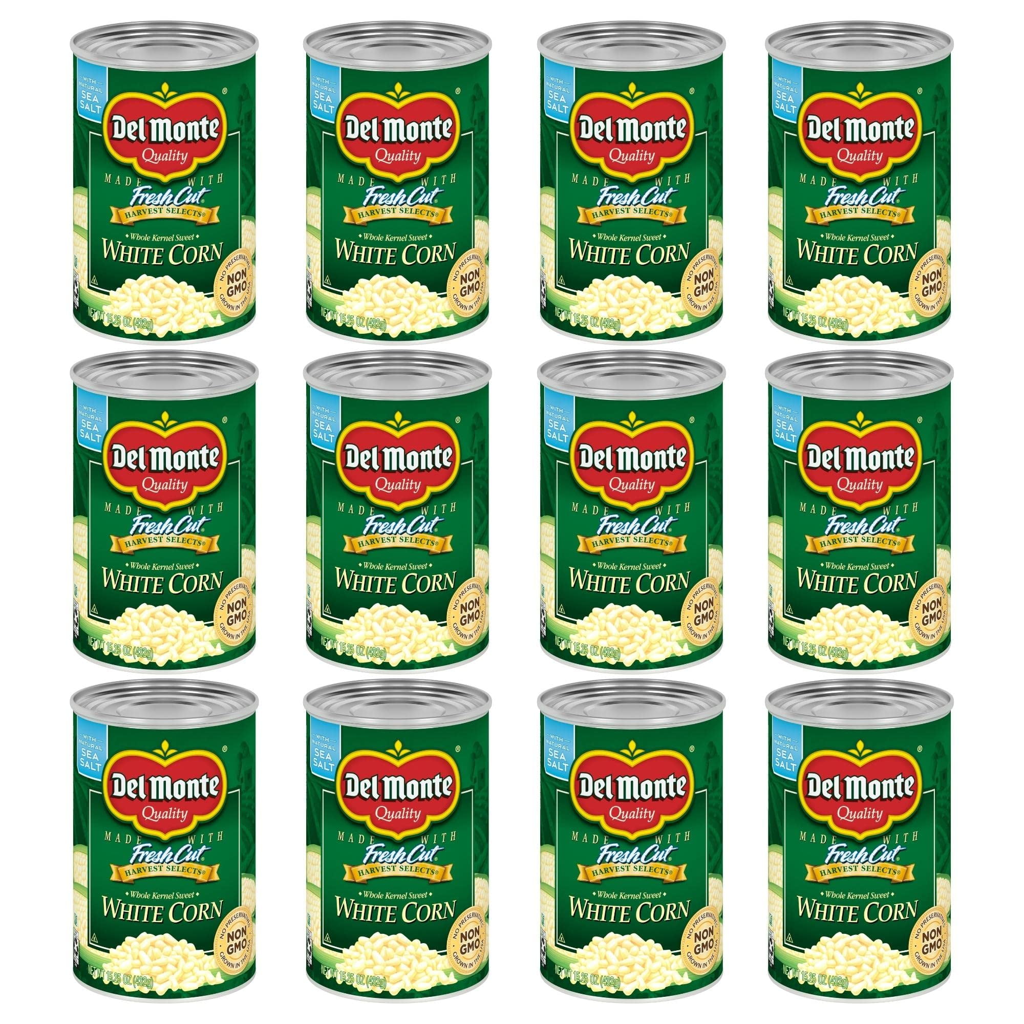 DEL MONTE FRESH CUT IFF17 HARVEST SELECTS Sweet White Whole Kernel Corn ...