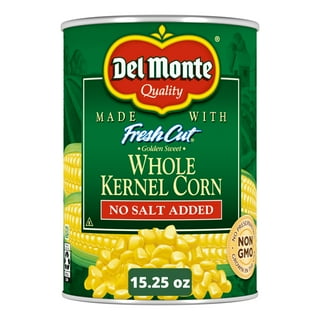 DEL MONTE FRESH CUT Golden Sweet Whole Kernel Corn, 15.25 oz Can