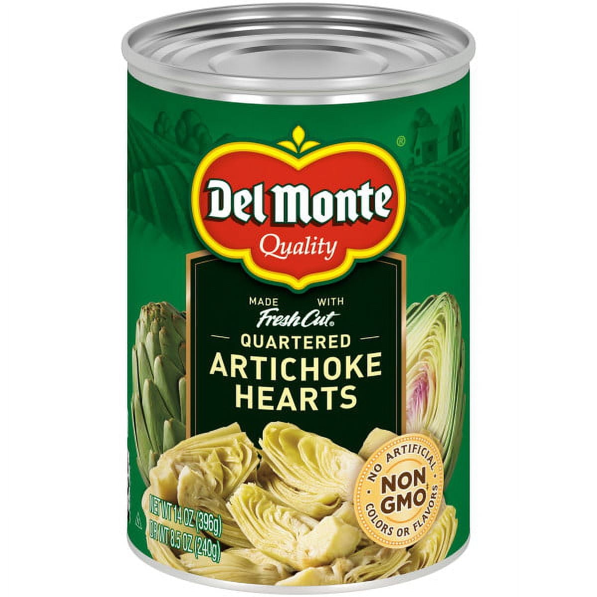 DEL MONTE Quartered Artichoke Hearts Canned Vegetables 14 Oz Can del-monte-quartered-artichoke-hearts-canned-vegetables-14-oz-can