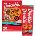 thumbnail image 1 of Delectables Squeeze Up Senior 10+ Chicken and Tuna Variety Pack Lickable Cat Treats, 0.5-oz tube, 20 Count, 1 of 9