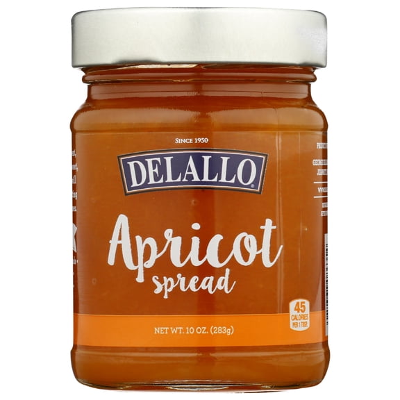 DELALLO - Apricot Spread 10OZ ( Pack of 6)