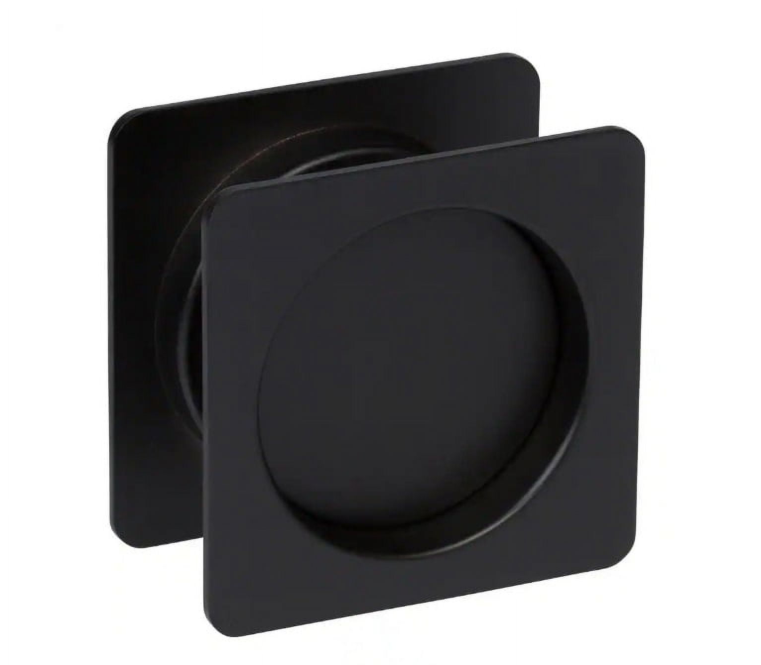 DELANEY HARDWARE Square Black Hall, Closet Passage Sliding Pocket Door