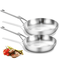 thumbnail image 2 of Stainless Steel Pans DELARLO 14\" Tri-Ply Paella Pan – Giant, Even Heating & Camping-Ready! Delarlo Stainless Steel Pans 2 of 14