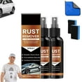 thumbnail image 1 of DELESYS 30ml Car Rust Remover Wheel Cleaning Metal Repair Long-lasting Protection - Design DIY Car Car Body Beauty, Automobile Rust Remover *2+ Rag *1+ Sponge *2, 1 of 6