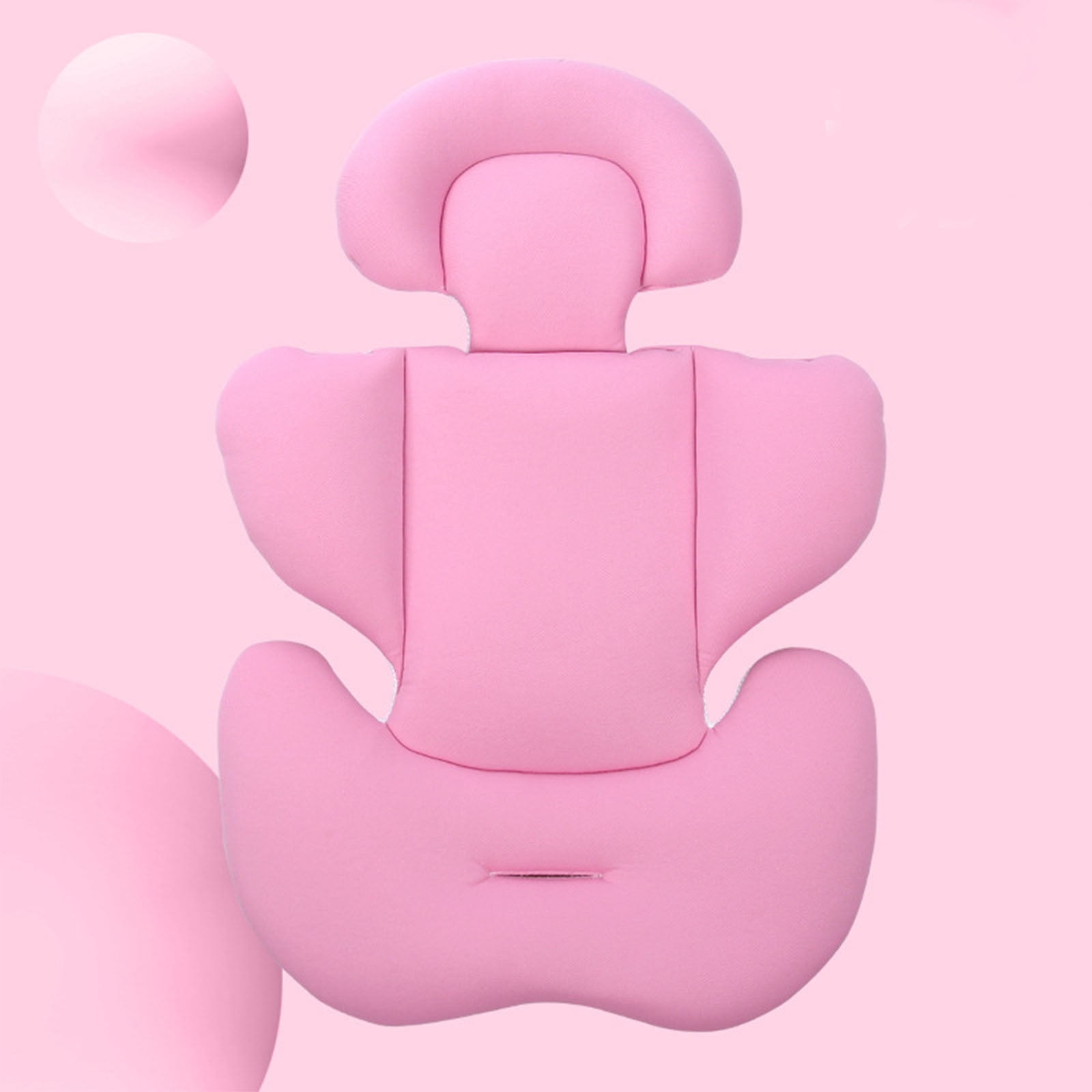 DELESYS Baby Head Body Support Baby Car Seat Insert Baby Stroller Cushion Car for Seat Insert Breathable Polyester Fiber Liner Mat for Carseats Pushchair, 45x65x29cm