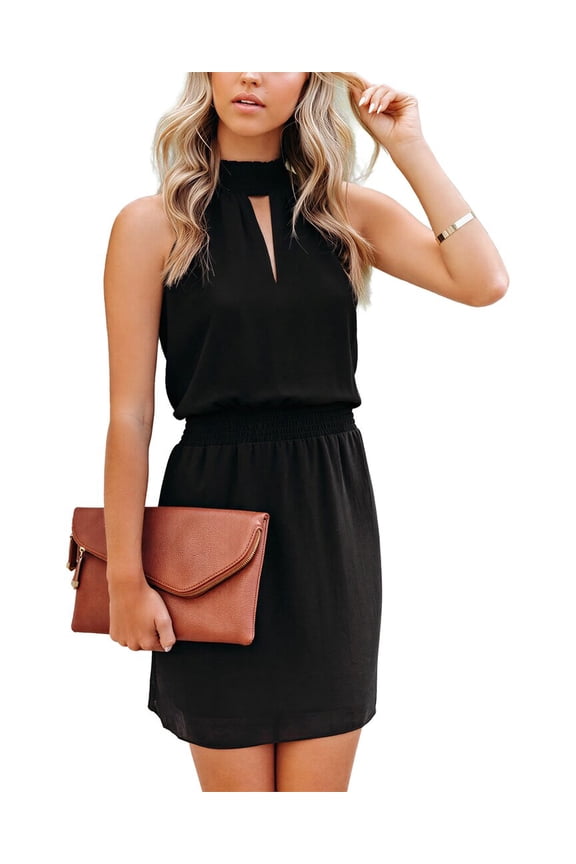 womens Delli.S Sleeveless Mini Dress, 4