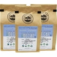 thumbnail image 1 of DELICIOUS Organic Decaf Coffee Water Process Chemical-Free Medium Roasted Peru Coffee Whole Beans 12oz. Sweet Espresso Crema, Almond Notes. 99.9% Free Caffeine, Fair Trade, Swiss (3 Pack), 1 of 8