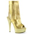 thumbnail image 1 of DELIGHT-1019, 6'' Heel 1 3/4''  Open Toe Heel Fringe Boot, 1 of 1